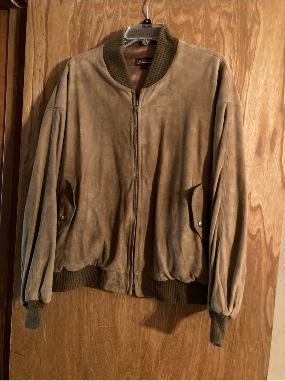 Nordstroms men’s vintage suede jacket